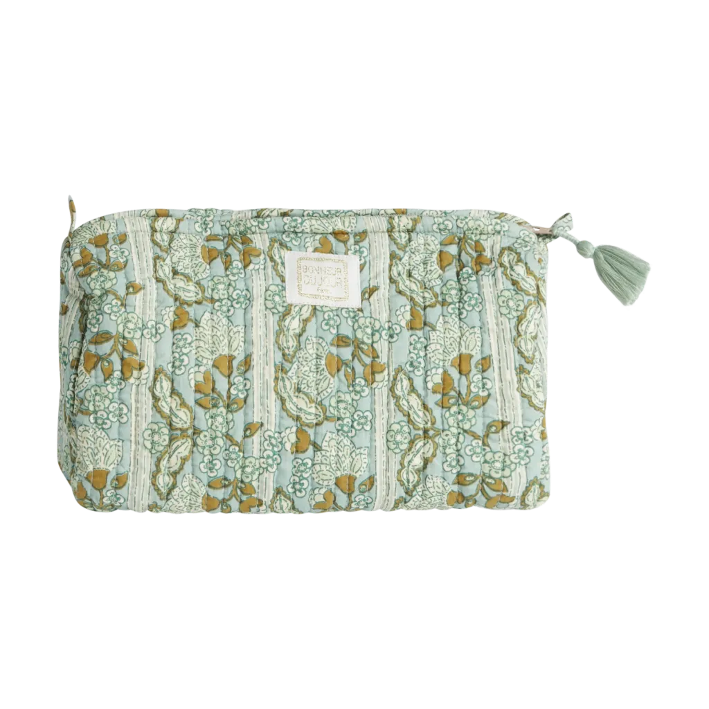 Petite trousse de toilette Anjali Jade - Bonheur du Jour