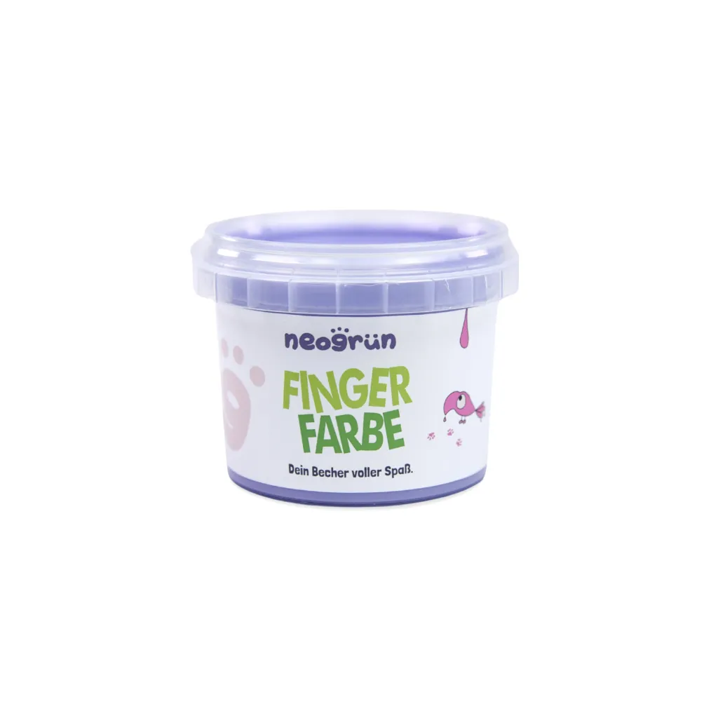 Peinture aux doigts vegan bio 120 g Violet - Neogrün