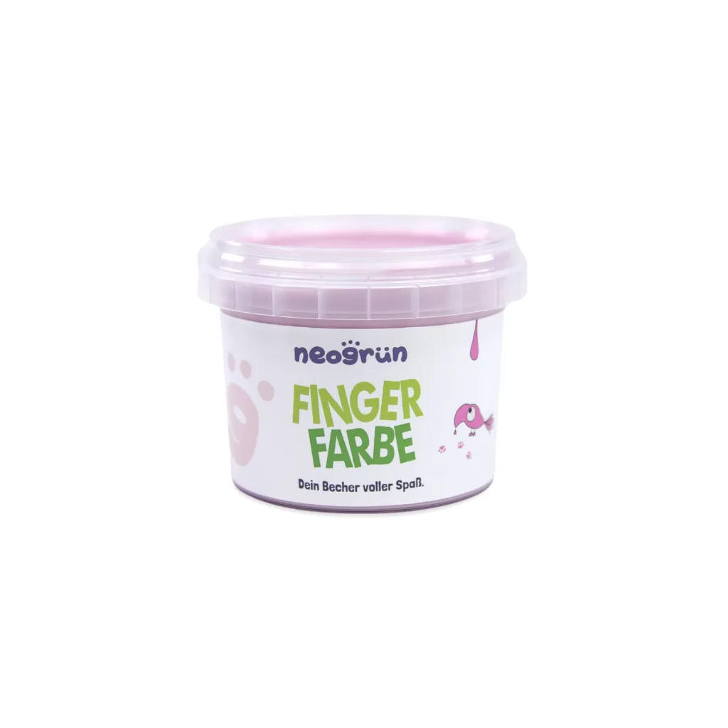 Organic Vegan Finger Paint 120 g Pink - Neogrün