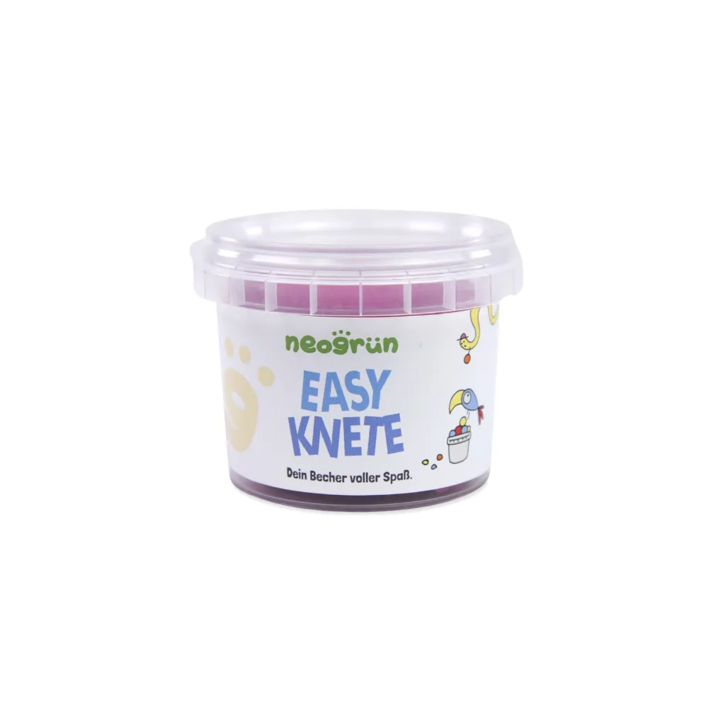Pâte à modeler vegan bio facile 120 g Rose - Neogrün