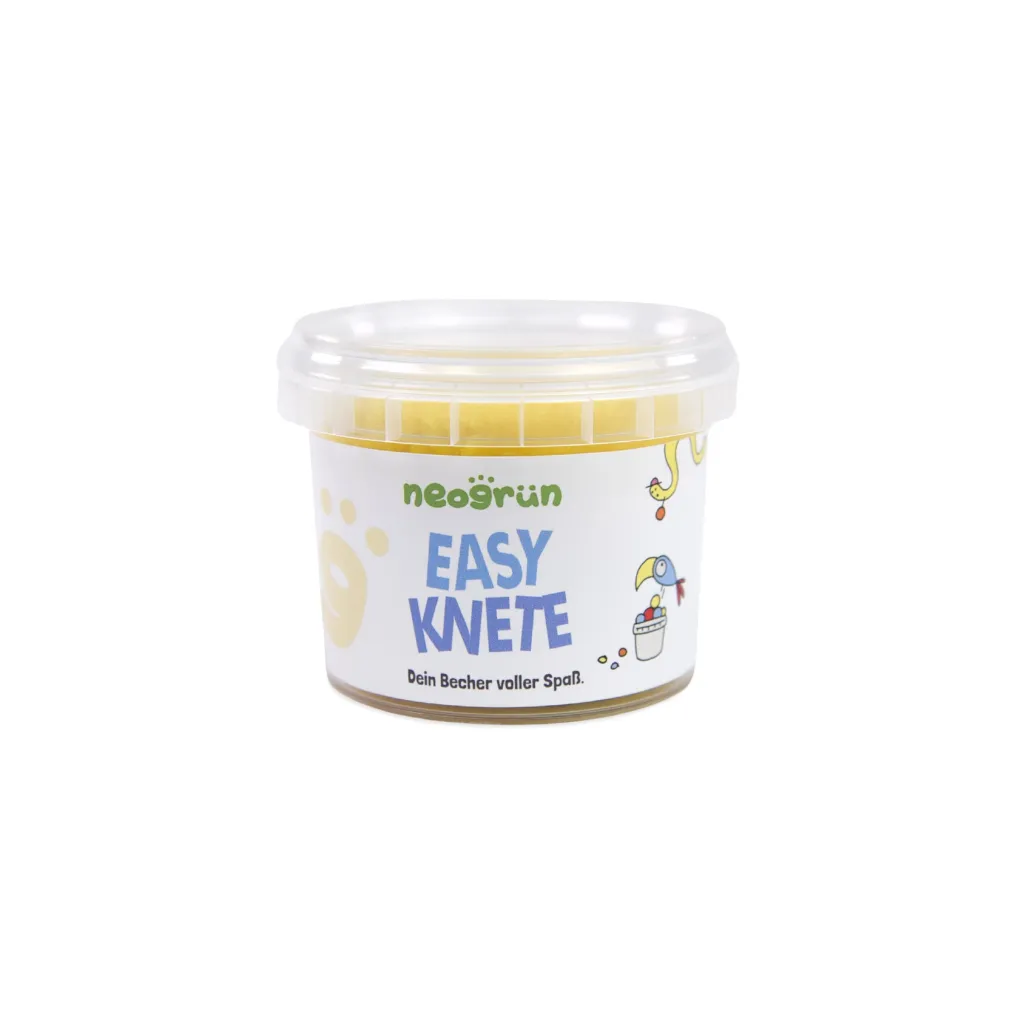 Vegan bio-Easy-klei 120 g Geel - Neogrün