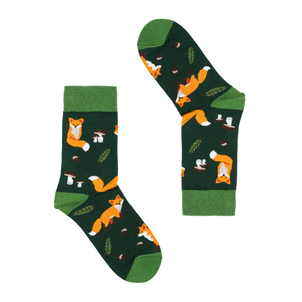 Chaussettes adultes Renard - Faves