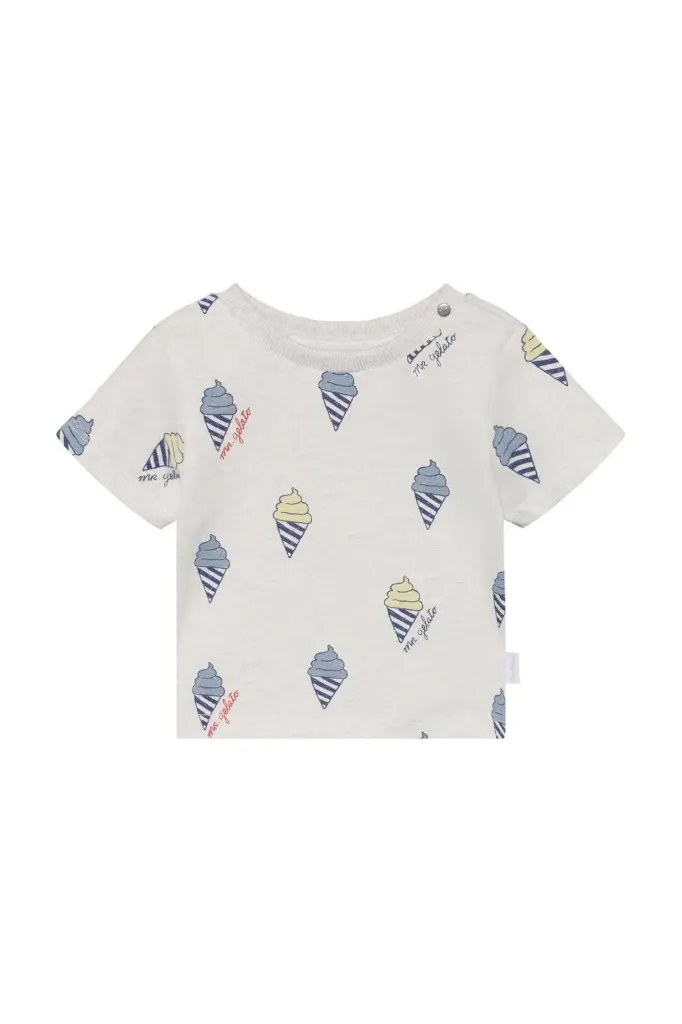 T-shirt korte mouwen Oatmeal Melange - Noppies (68)