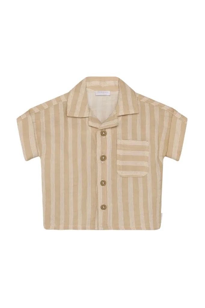 Chemise MC Irish Cream Stripe - Noppies (68)