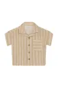 Overhemd korte mouwen Irish Cream Stripe - Noppies
