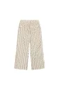 Long Trousers Bone White Relaxed fit stripe - Noppies