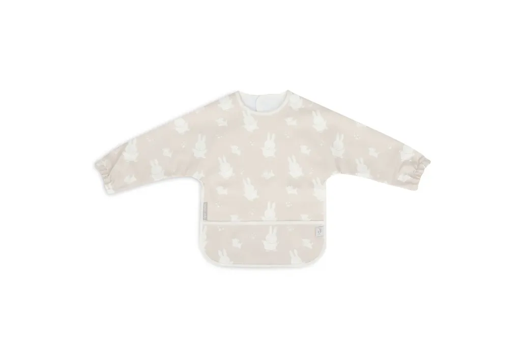 Long-sleeved Bib Miffy & Snuffy Nougat - Jollein