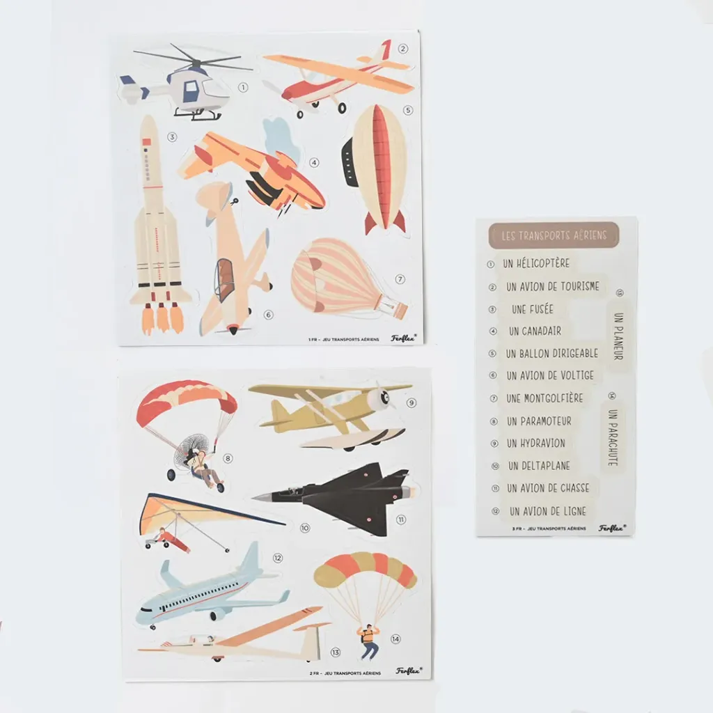 Jeu de magnets Les transports aériens - Ferflex