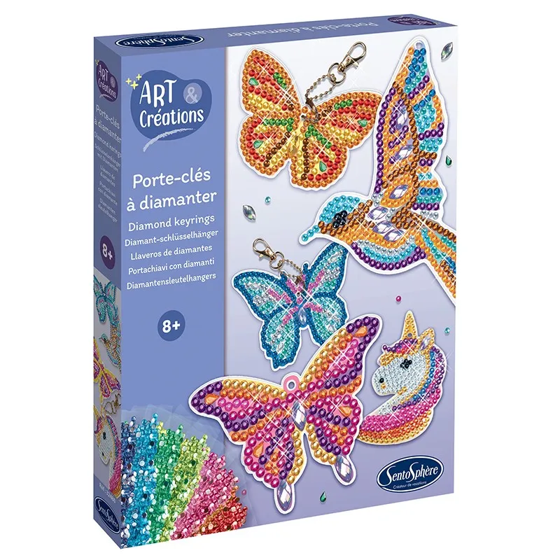 Porte-clés à Diamanter - Liste d'anniversaire d'Odette