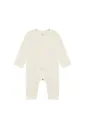 Long Sleeve Play Suit Egret - Noppies