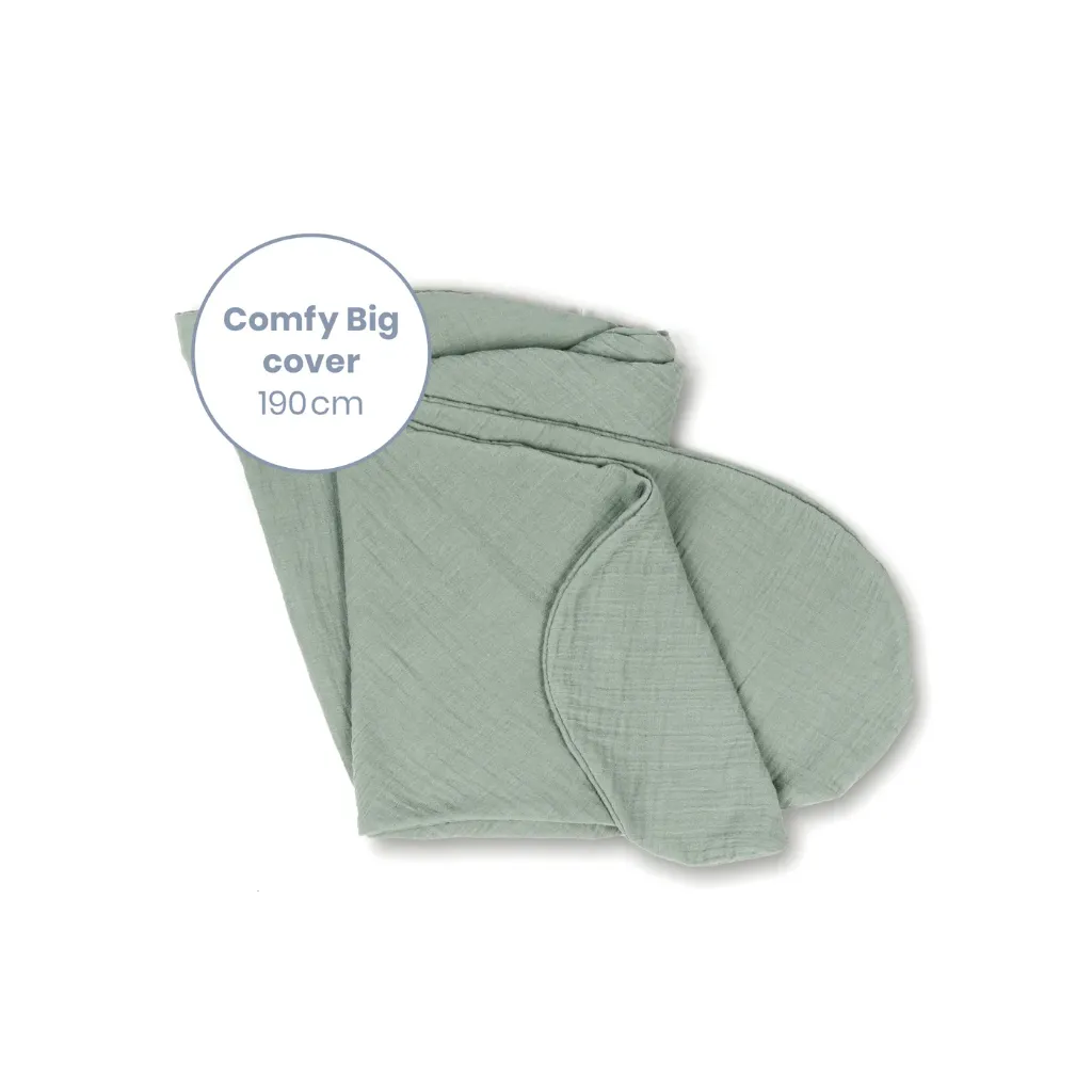 Housse de coussin de maternité Comfy Big Tetra Green - Doomoo