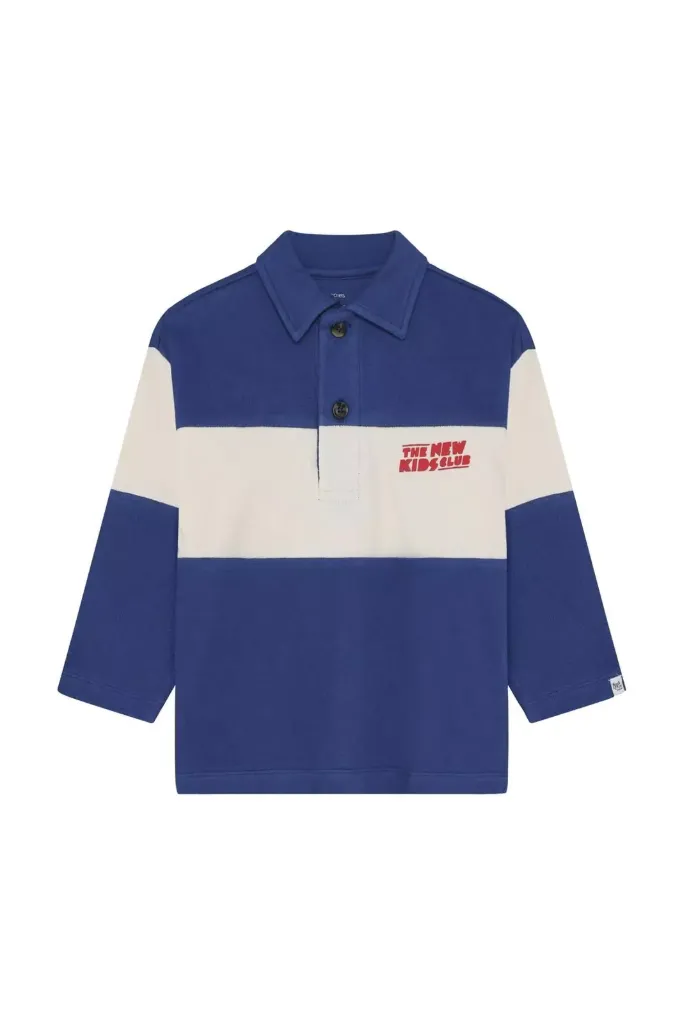 Long Sleeve Polo Shirt Twilight Blue - Noppies
