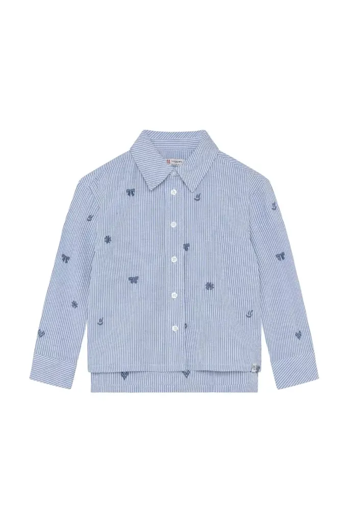 Blouse ML Light Blue Stripe - Noppies (4 ans)