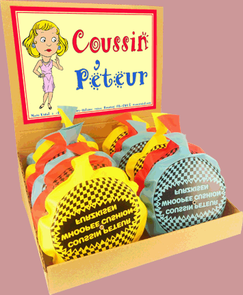 Gros coussin péteur (Bleu)