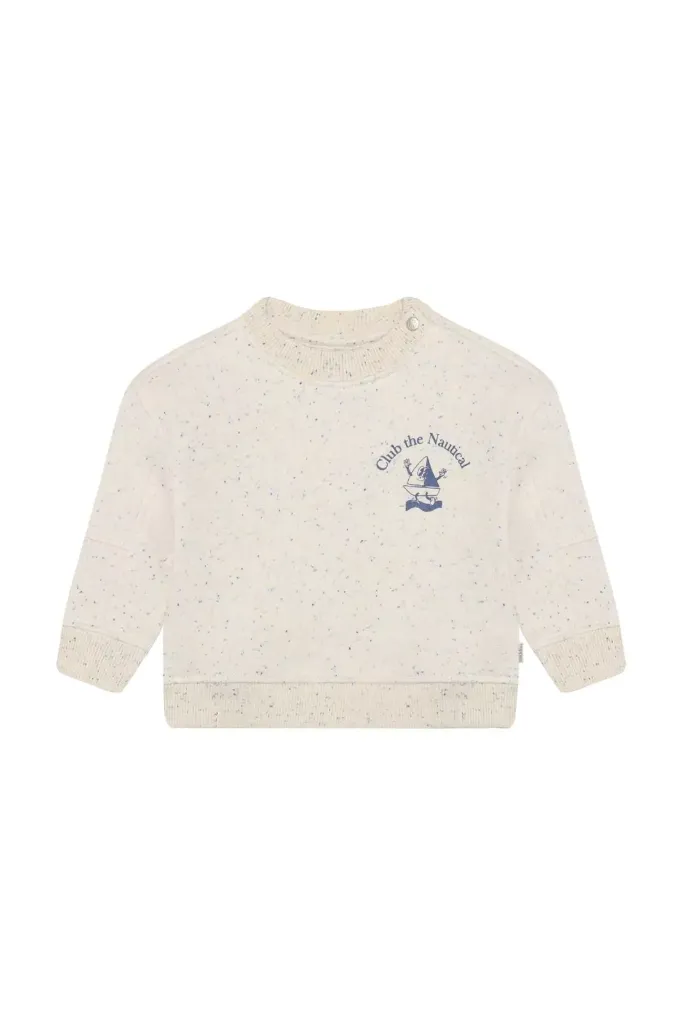 Sweater lange mouwen Light Blue Mélange - Noppies (9 maanden)