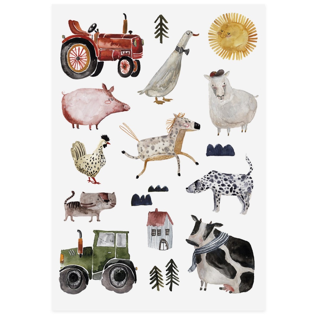 [NUTAT121] Organic Temporary Tattoos - The Farm