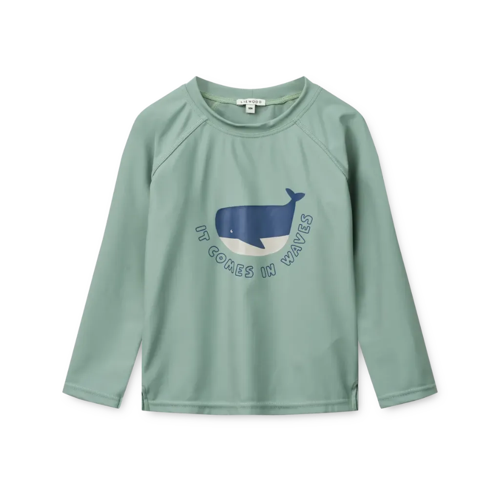 Combinaison de natation ML Sweathearts Pale Tuscany - Liewood (9 mois)