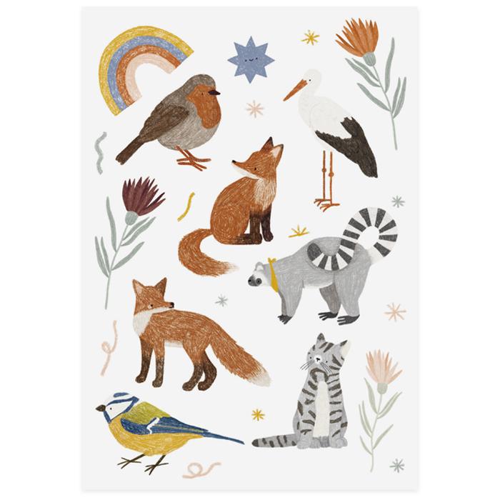Organic Temporary Tattoos - Little piep