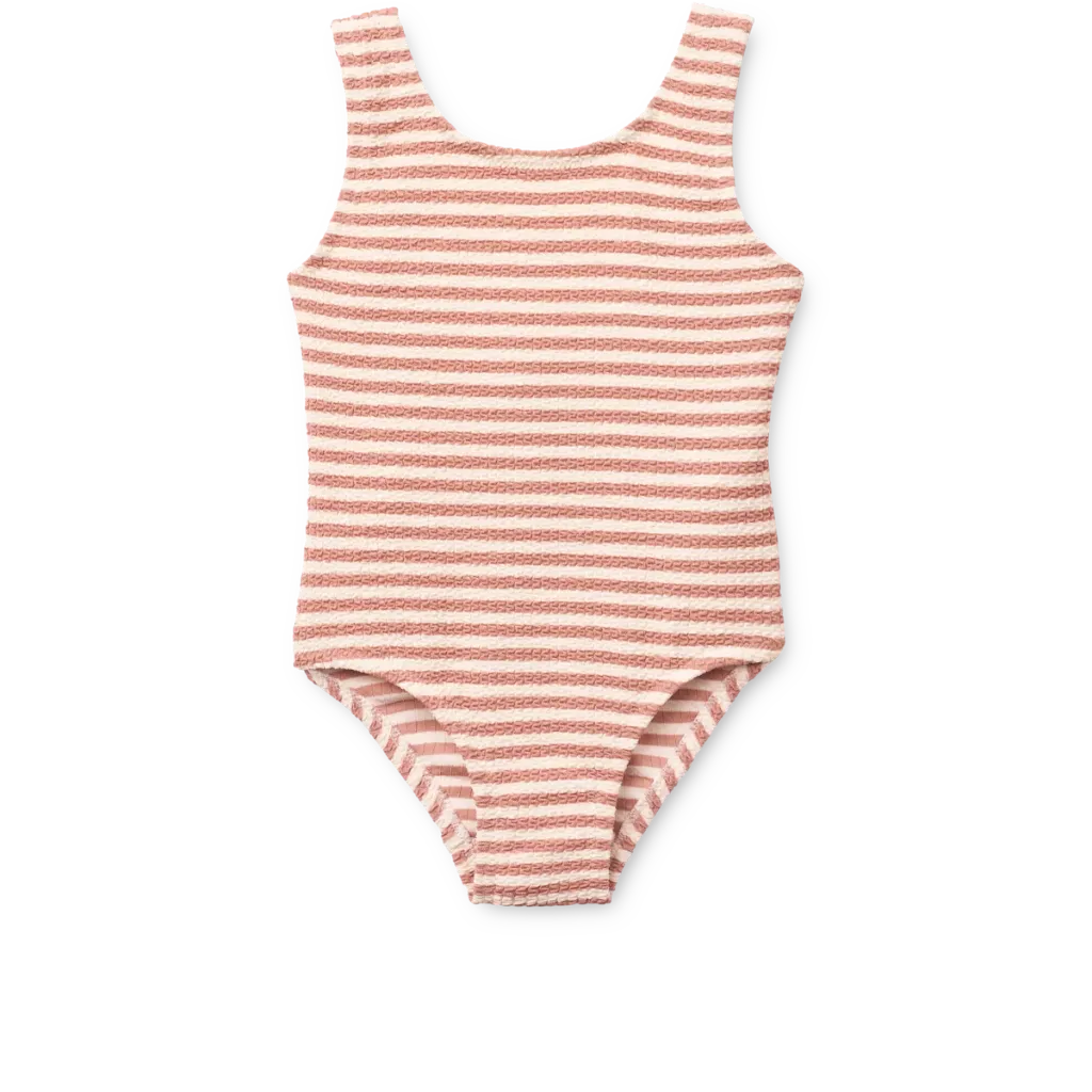 Maillot de bain Bianco Stripe Coral Blush Crème de la Crème - Liewood (4 ans)