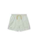 Short de bain Duke Stripe Peppermint Crisp White - Liewood