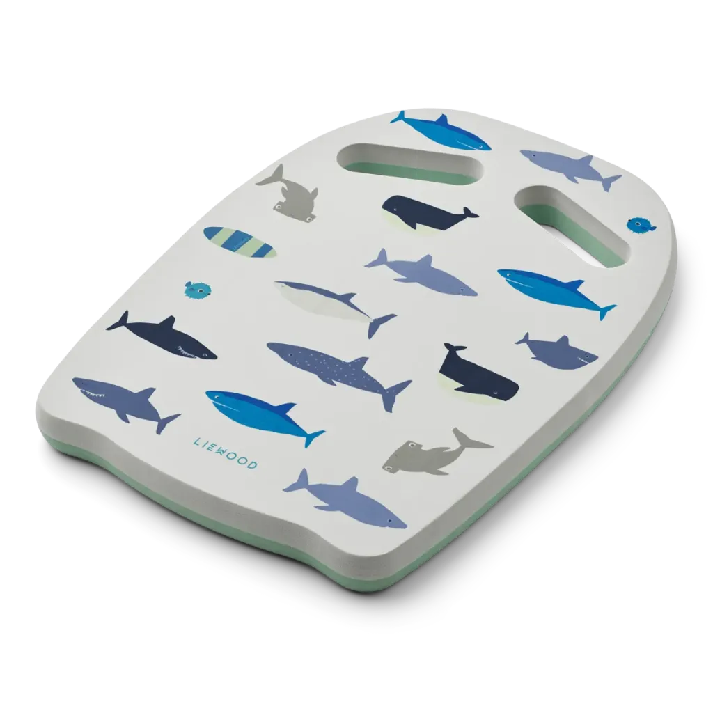 Kickboard Hayden Shark Dove Blue - Liewood