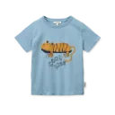 T-shirt Apia Printed Shortsleeve Tiger Beach - Liewood