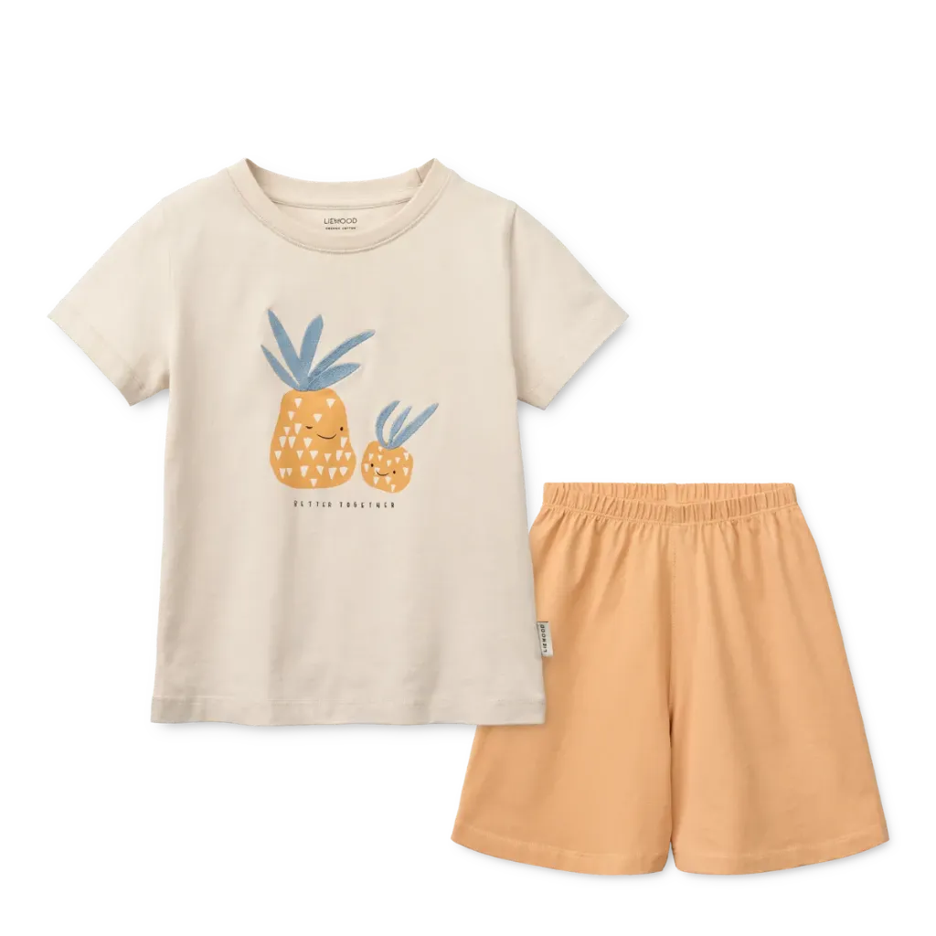 Ensemble Ilford Pineapple Light apricot mix - Liewood