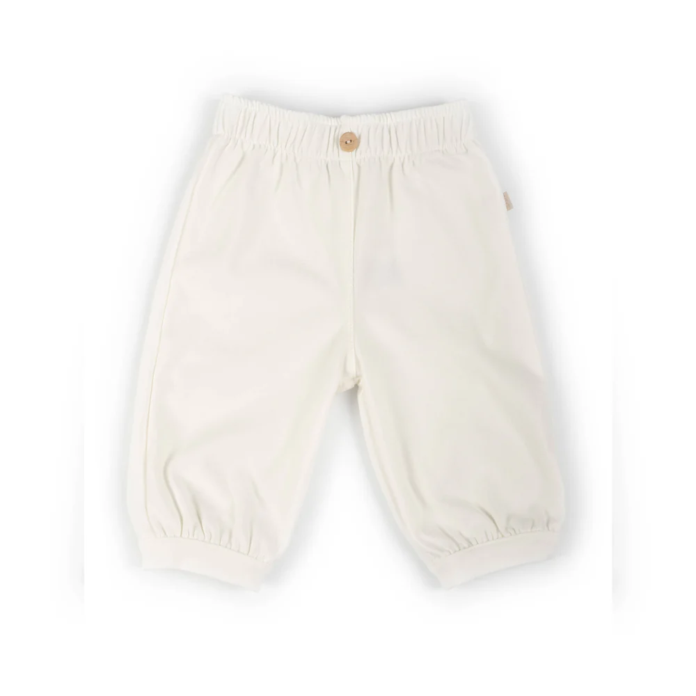 Pantalon Palloncino Off White - Bamboom (3 mois)
