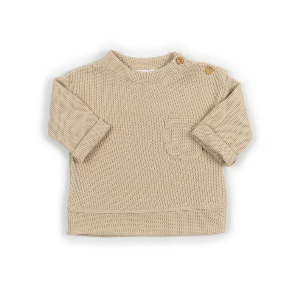 Lichte Trui LM Maglia Almond Cream - Bamboom (3 maanden)