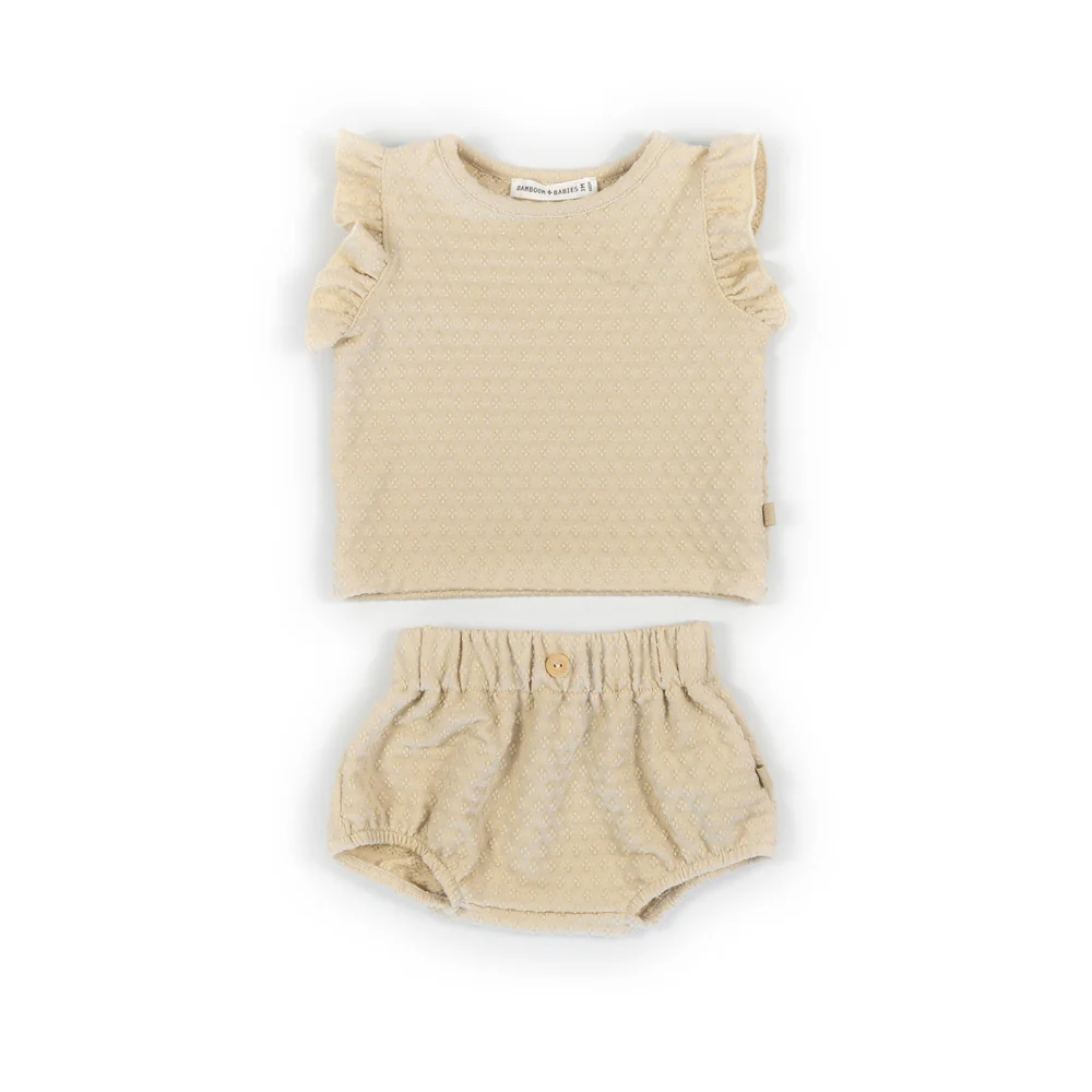 Ensemble Twinset Almond Cream - Bamboom