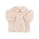 Chemise à manches longues pour fille Stripe Pink - Bamboom