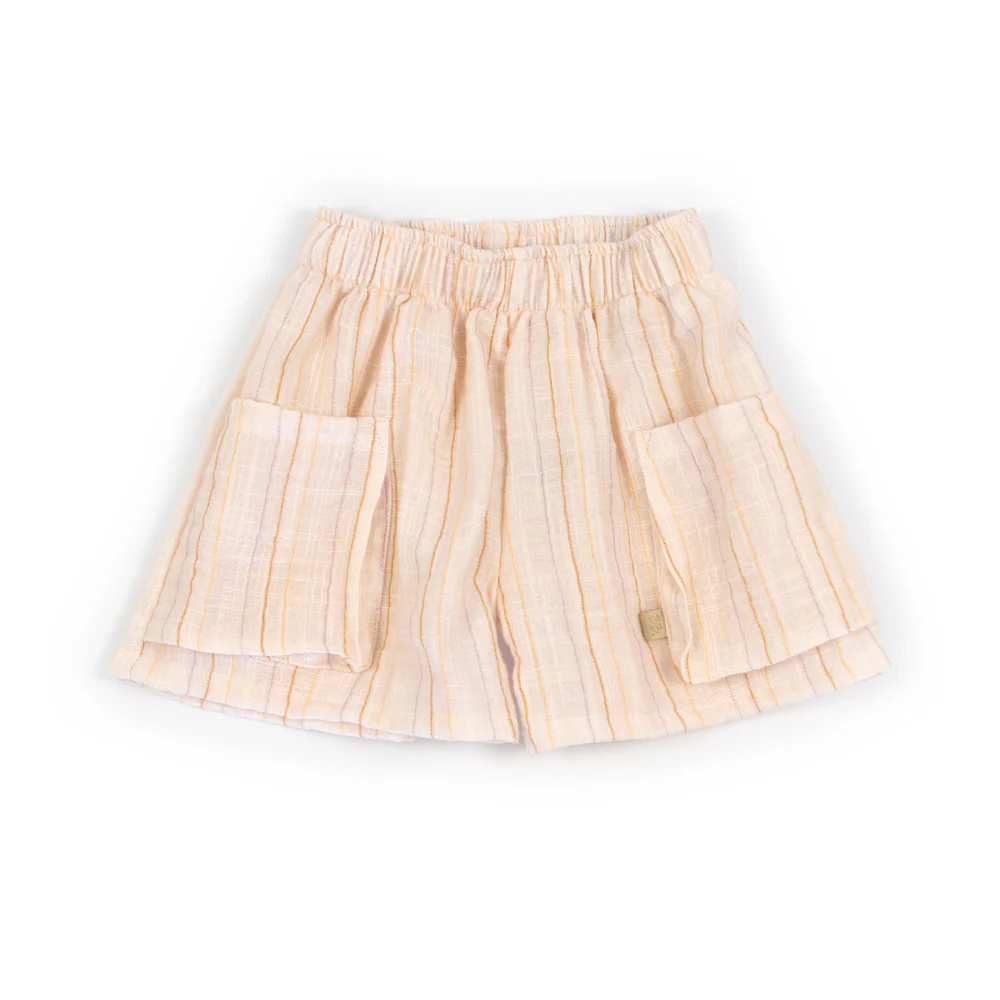 Short avec poches Stripe Pink - Bamboom (3 mois)