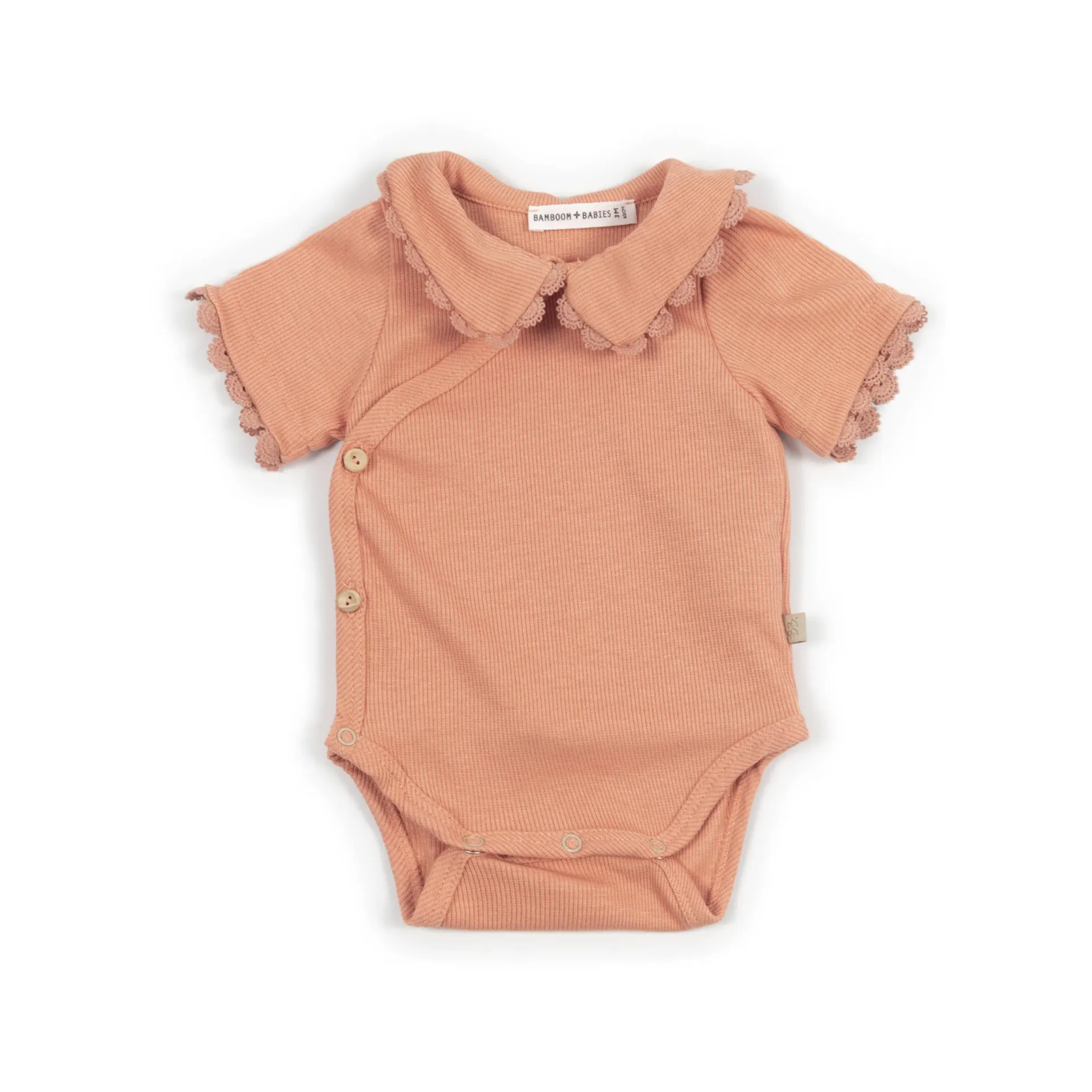 Body MC avec col et brodé Coral - Bamboom (3 mois)