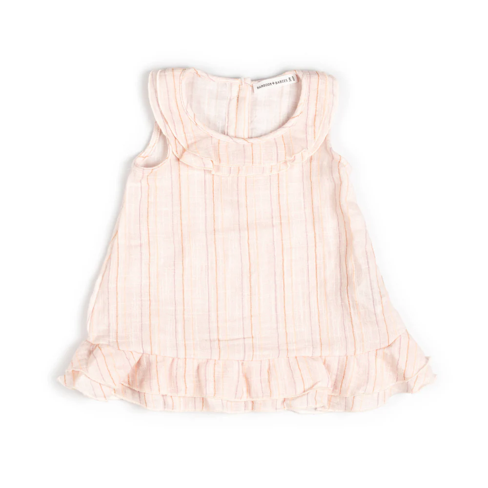 Robe Smanicato Stripe Pink - Bamboom