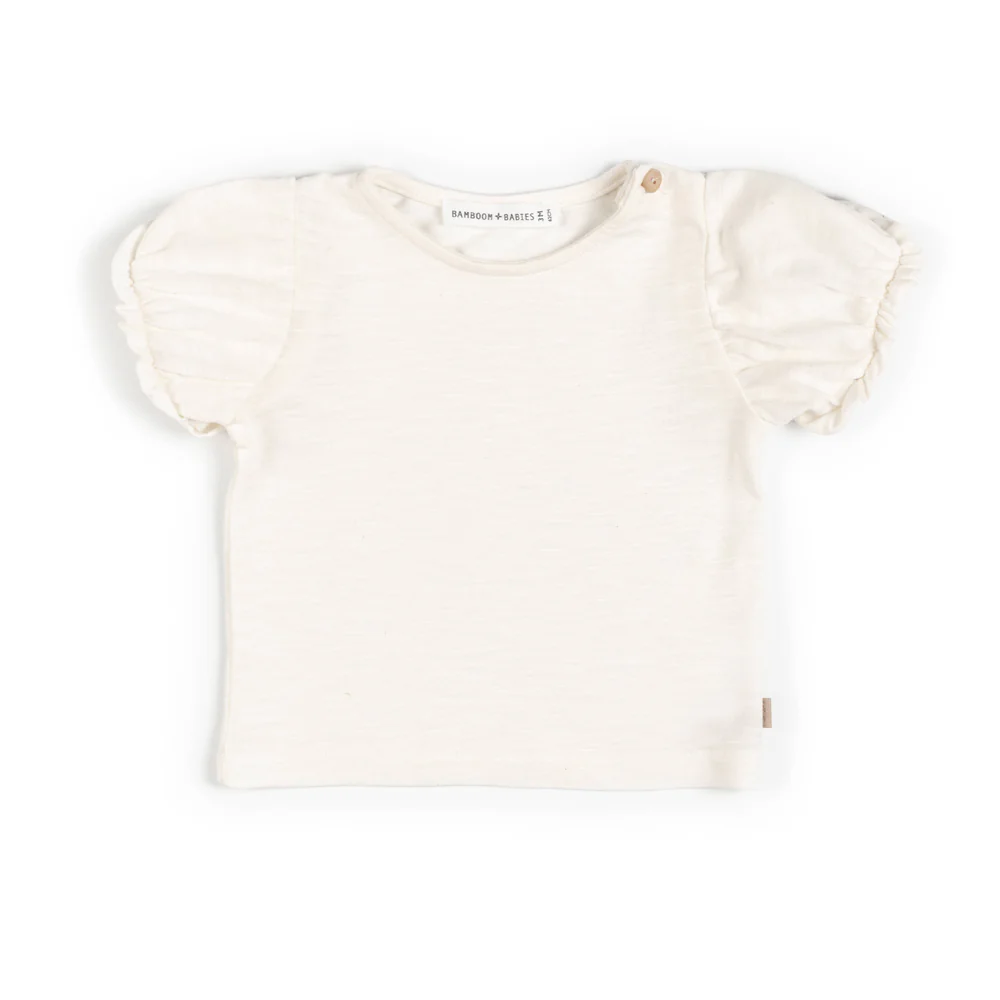 T-shirt MC Palloncino Off white - Bamboom (3 mois)
