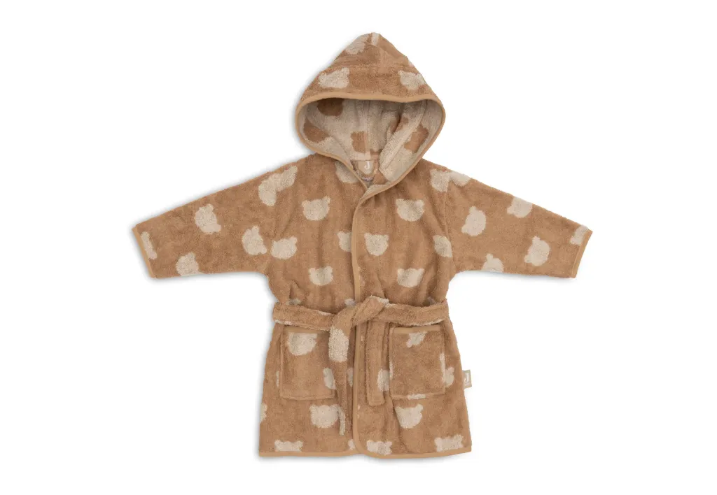 Peignoir Éponge Jacquard Teddy Bear 1-2 ans - Jollein