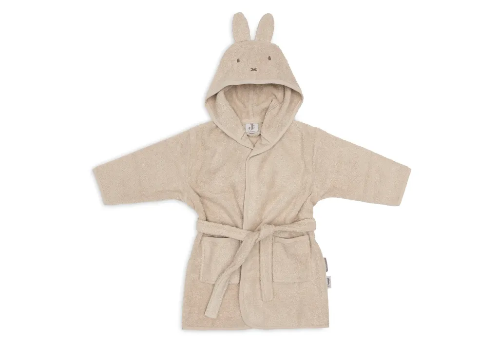 Badjas Badstof Miffy Warm Sand 1-2 jaar - Jollein