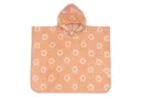 Badponcho Badstof Jacquard Flower omkeerbaar - Jollein
