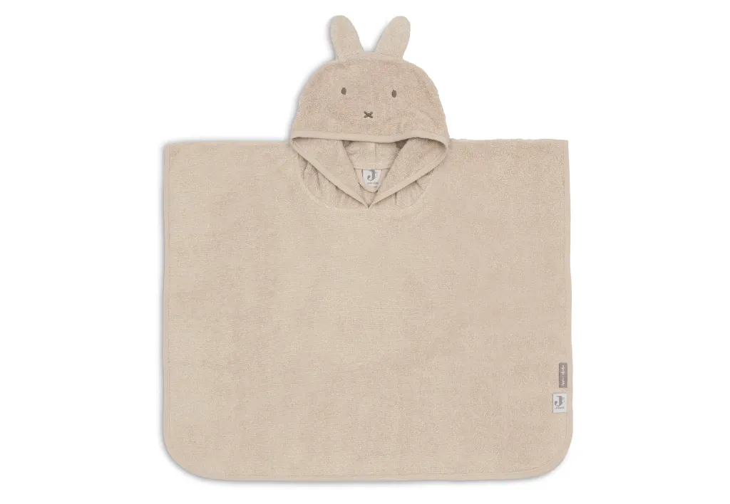 Poncho Éponge Terry Miffy Warm Sand - Jollein