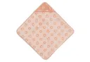 Terry Hooded Towel 75x75cm Jacquard Flower - Jollein