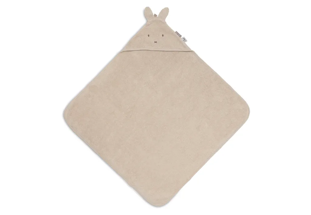 Terry Hooded Towel 75x75cm Miffy Warm Sand - Jollein