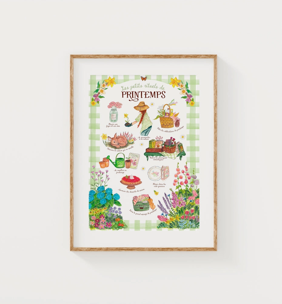 Affiche A4 Rituels du Printemps - Caro from woodland