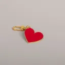 Red Heart Keychain - Eulenschnitt