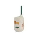 Printed Straw Cup Ellis Safari Sandy mix 230 ml - Liewood