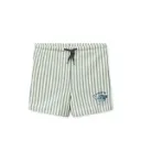 Short de bain Duke Stripe Peppermint Crisp White - Liewood