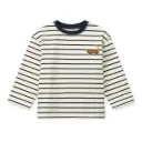 Gestreept T-shirt met Lange Mouwen Tyler Classic Navy Crème de la crème - Liewood