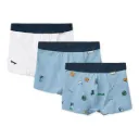Lot de 3 boxers Marvin Fun Crisp, White et Beach Blue - Liewood