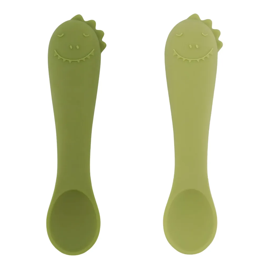 Premières cuillères pour bébé 2-pack Mr. Dino - Trixie
