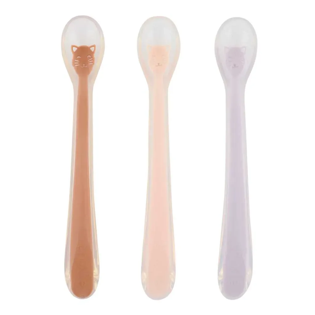 Cuillères d'alimentation pour bébé​ 3-pack Mrs. Cat - Trixie