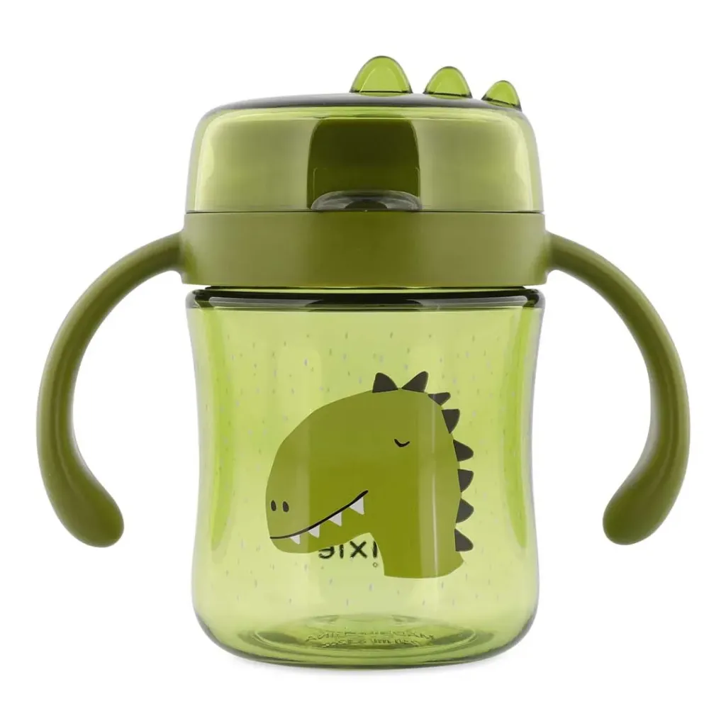 Gobelet d'apprentissage en silicone bec verseur Mr Dino - Trixie